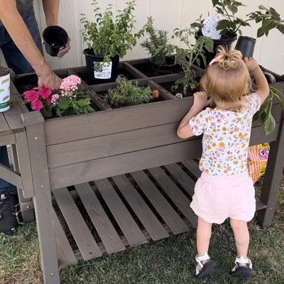 Jardinière mobile avec jardin surélevé et pieds pour jardin