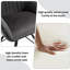 Machado 48.5cm H Velvet Upholstered Metal Upholstered Back Armchair-1832845320