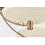 Troy Lighting Wolfe 60 inch wide 5 Light Semi Flush in Patina Brass/Soft Sand