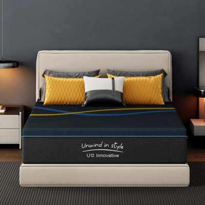 Gel Memory Foam Mattress With Removable Cover, Medium Firm Breathable Mattress In A Box, Pressure Relief, No Fiberglass