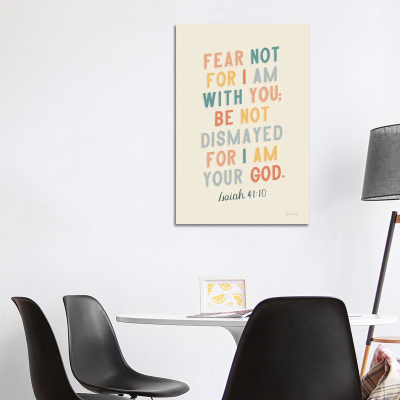 Bible Saying I by Becky Thorns - Wrapped Canvas Print, 101.6 cm H x 66.04 cm W x 3.175 cm D