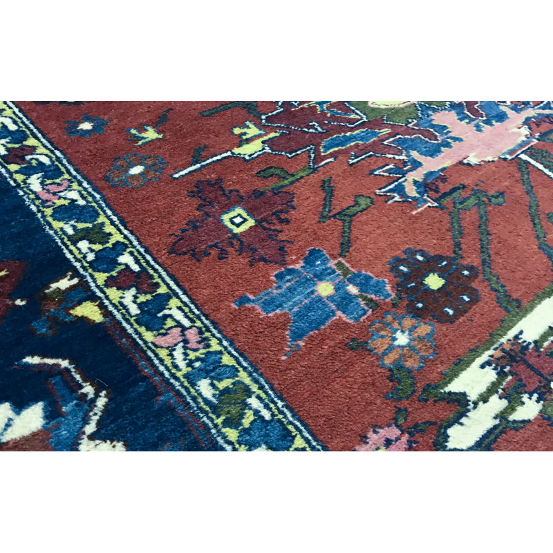 Tapis rouge noué à la main de haute qualité