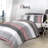 Polyester Striped Duvet Cover Set with Pillowcases-37715228-26953240