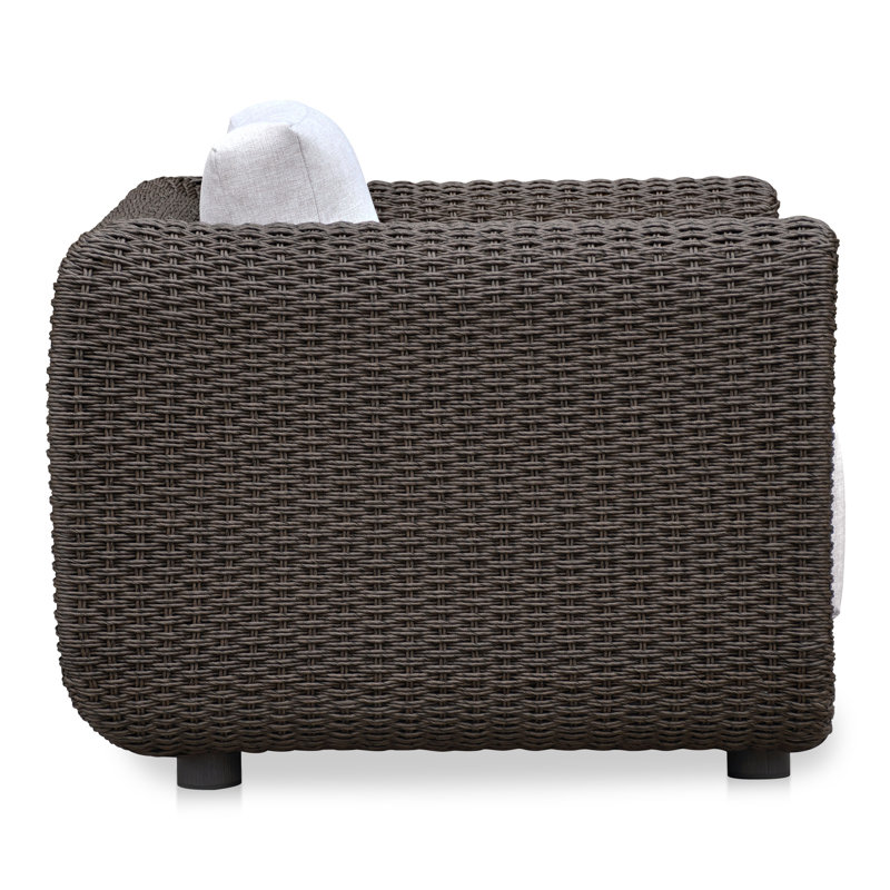 Soma Outdoor Lounge Chair, Dark Brown