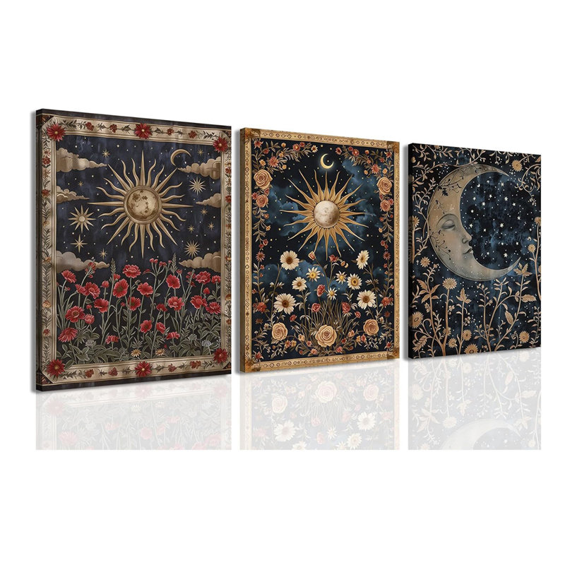 3 Piece Wrapped Canvas Set