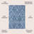 Allaire Tribal Diamond Trellis Blue/Ivory Indoor/Outdoor Rug-1391733860