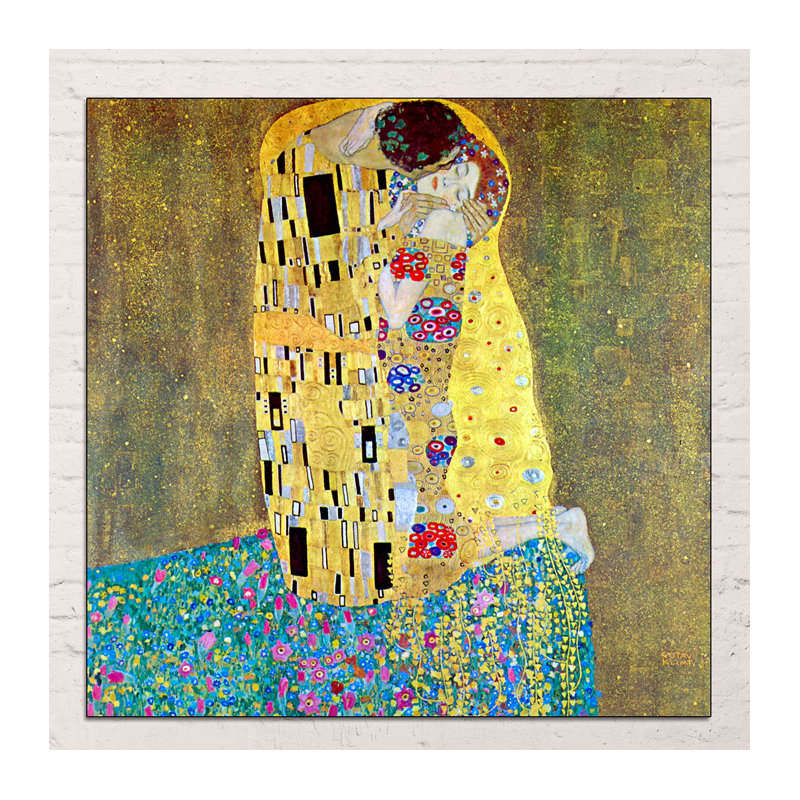 Gustav Klimt - Wrapped Canvas Painting, 100cm H x 100cm W x 1.8cm D