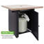 Foyer de table d'extérieur au gaz 28 pouces, 48 000 BTU, table d'extérieur carrée d'extérieur au propane, certification ETL