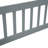 Grey Twin House-Shaped Bed With Guardrails And Fence - Crafted From Materials For A Restful Night's Sleep Wood House Structure Offer Secure Peaceful Sleeping Experience-1386280310