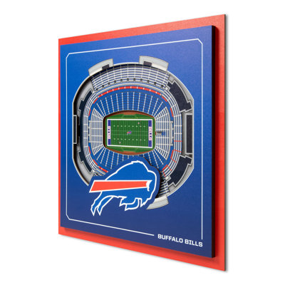 NFL Buffalo Bills Stadium Series 3D Wall Art