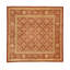 Sultanabad Wool Oriental Area Rug in Rust
