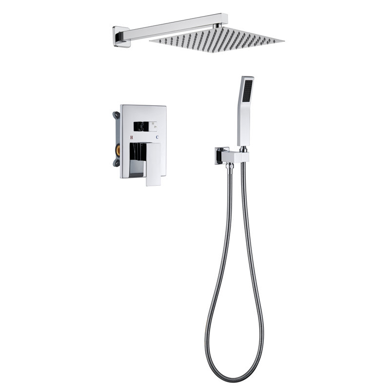 Système de douche complet avec valve brute