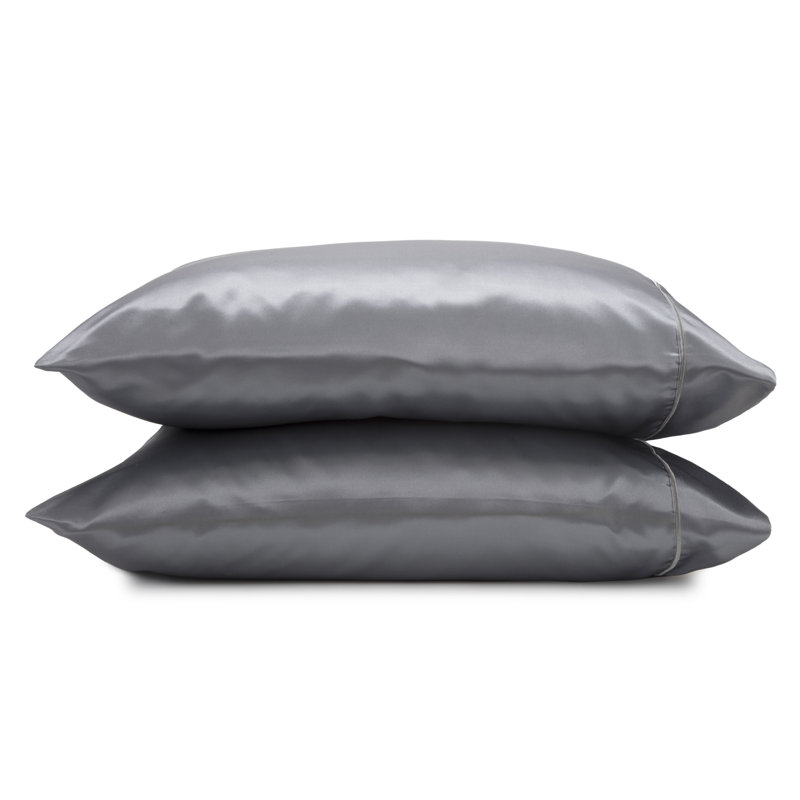 Martex Elegance Satin Silk Pillowcases Hotel Quality - Super Soft & Breathable Great For Hair And Skin, Standard Pillow Case
