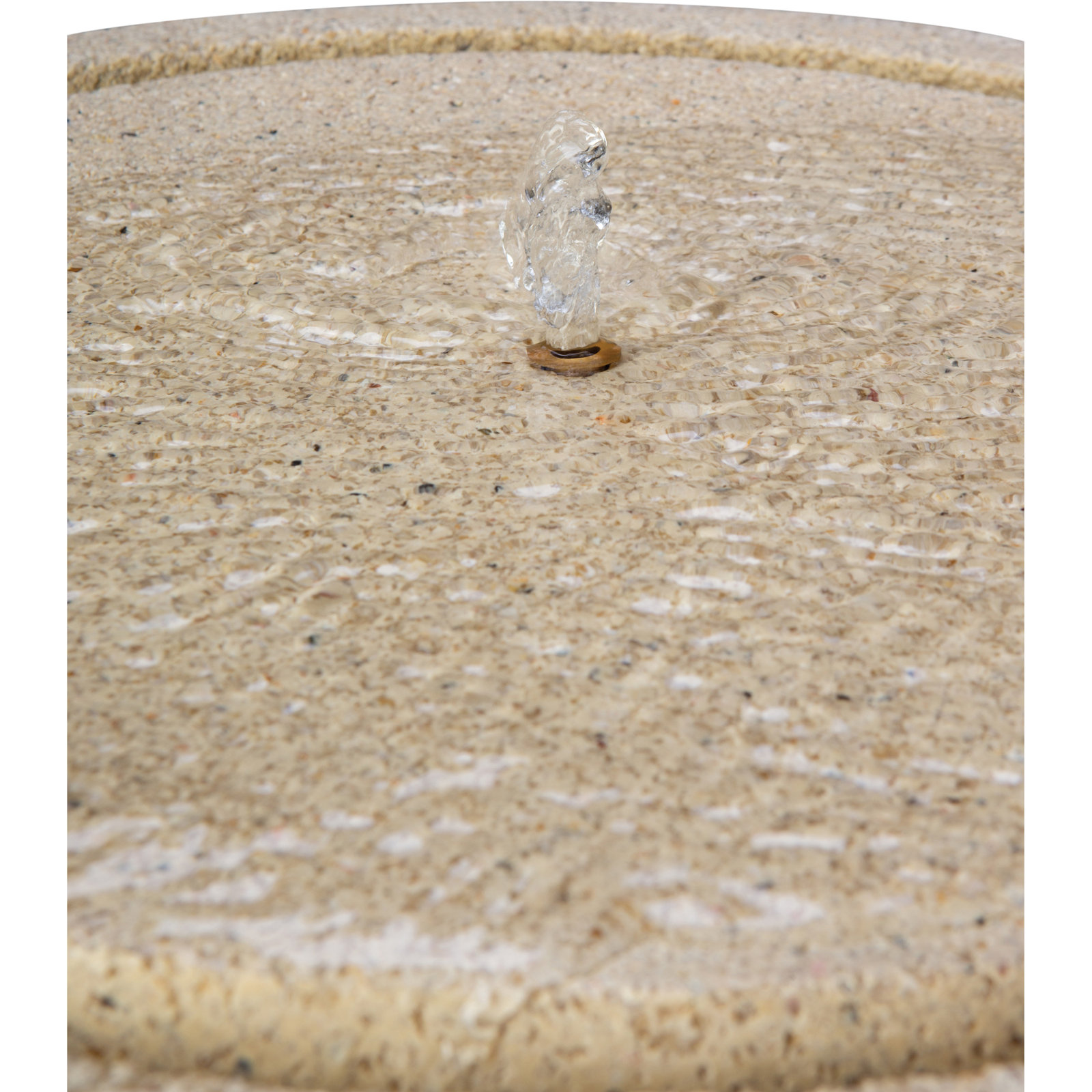 26 in. Meditation Fountain - Black Sand, Tan