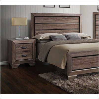 Lyndon Nightstand In Weathered Gray Grain