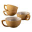 Ensemble de 4 tasses à café au lait Marigold Crosshatch-132873526
