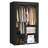 Portable Wardrobe For Small Rooms With 2 Clothes Rails And 4 Shelves-1269544188