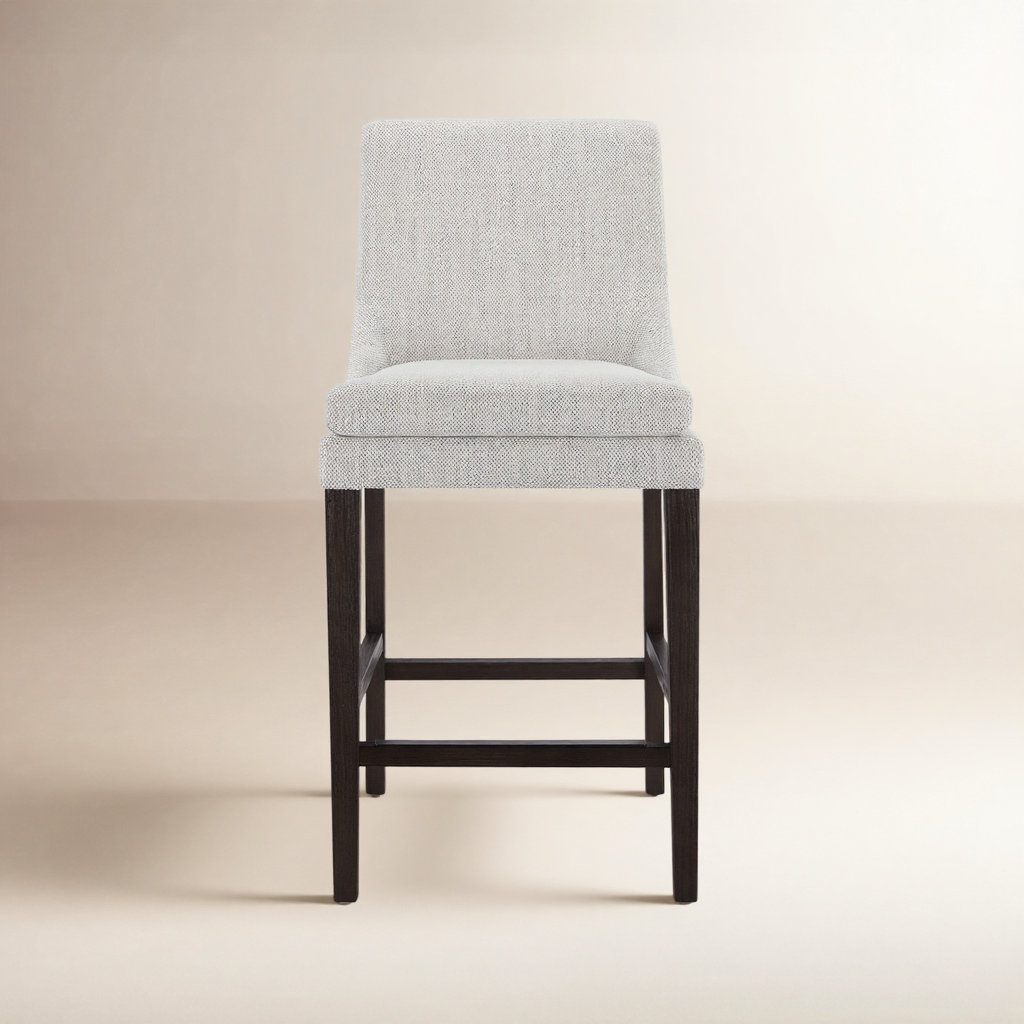 Niara Bar and Counter Stool, Bar Stool (30” Seat Height), Prestige Ivory Basketweave