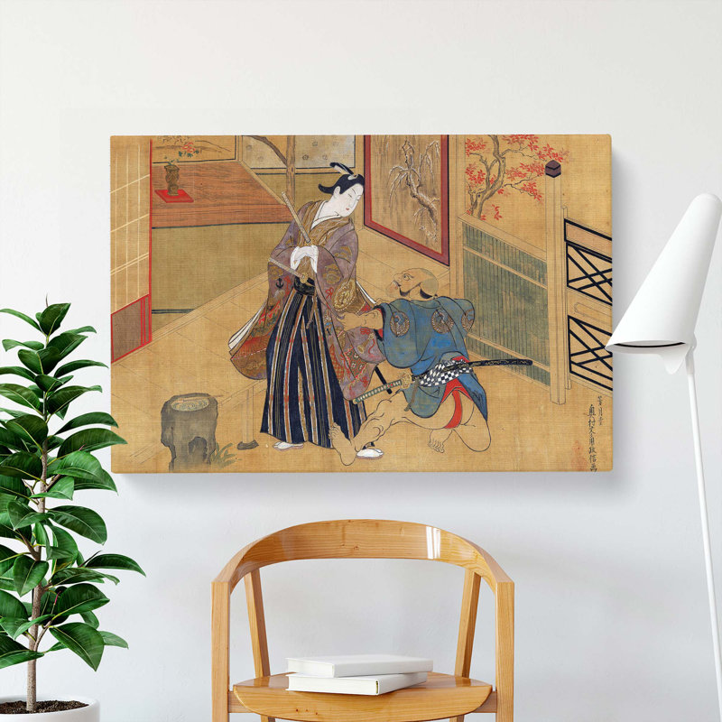 Kabuki Play by Okumura Masanobu - Wrapped Canvas, 35cm H x 50cm W x 3cm D