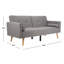 Lit futon pliable avec coussin Konterra-648582553