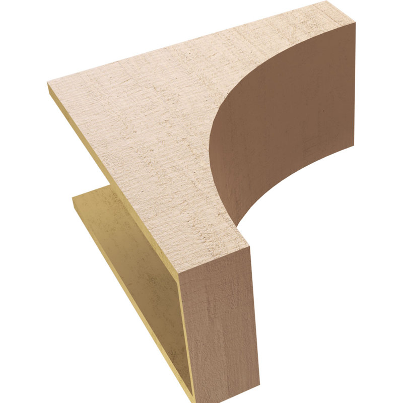 Bois de cèdre brut TimberThane Corbeau apprêté classique l 11 po x P 22 po x H 22 po, H 22 po x l 11 po x P 22 po