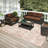 Jahira Performance Chenille Washable Indoor / Outdoor Rug-1420574105