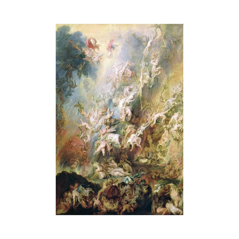 The Fall Of The Damned by Peter Paul Rubens - Wrapped Canvas Gallery-Wrapped Canvas Giclée
