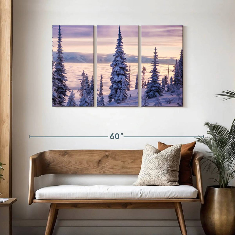 Alvord Snowy Flathead Lake, 28" H x 45" W