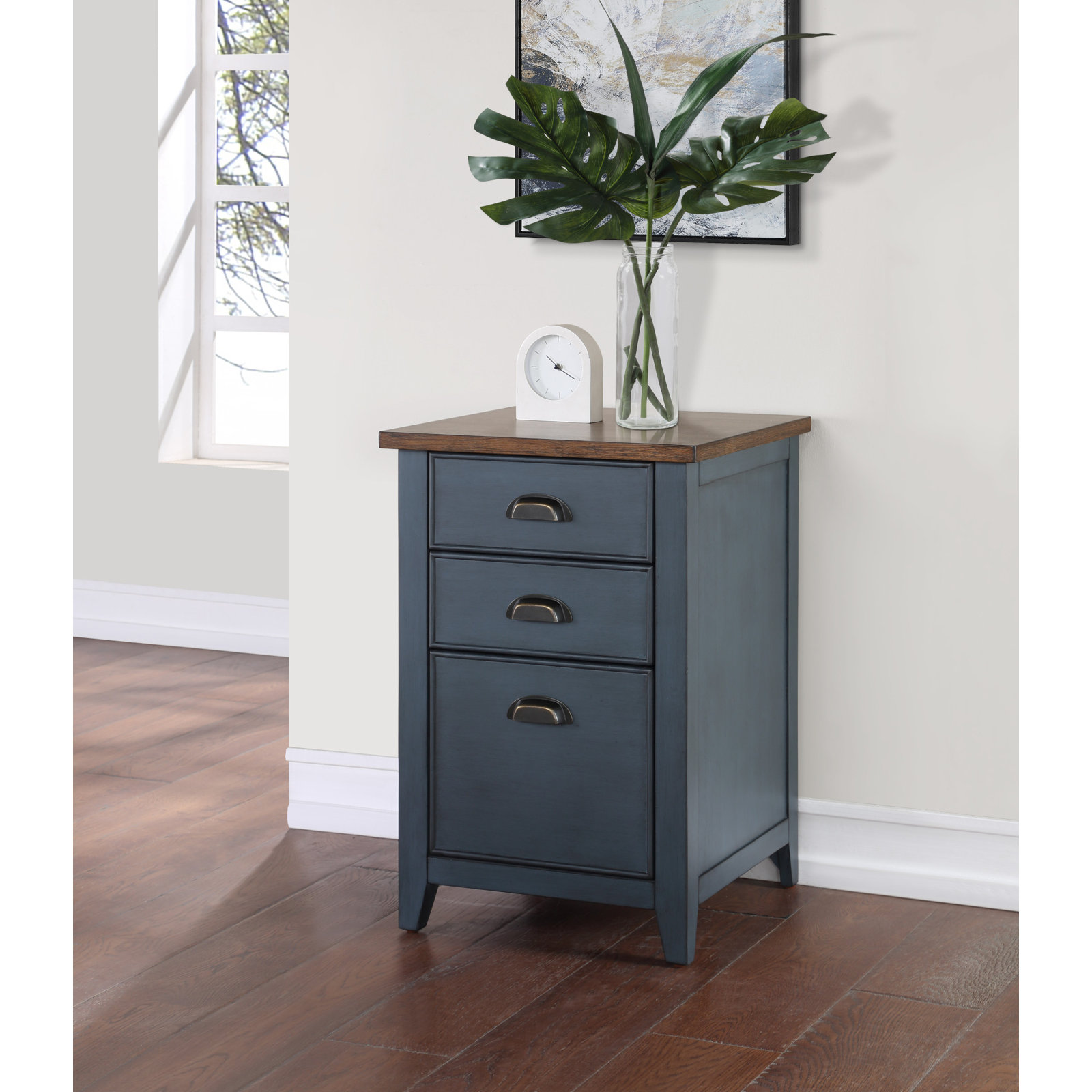 Vivienne Filing Cabinet, Blue