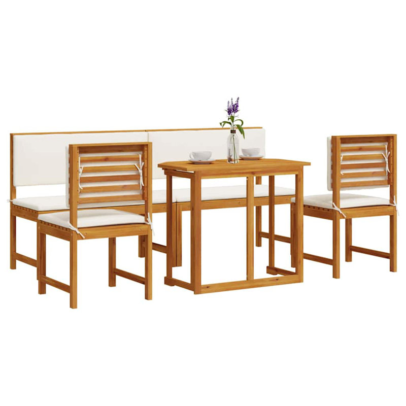 Ensemble bistro 5 pièces vidaXL Garden, Beige