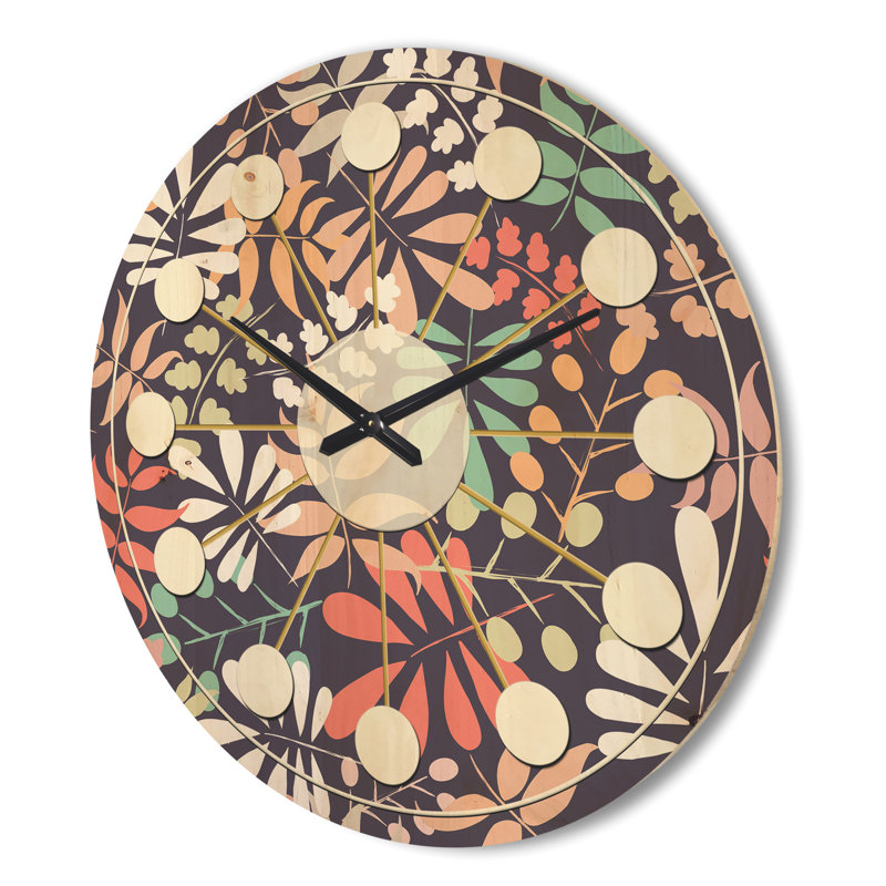 Solid Wood Wall Clock, Large