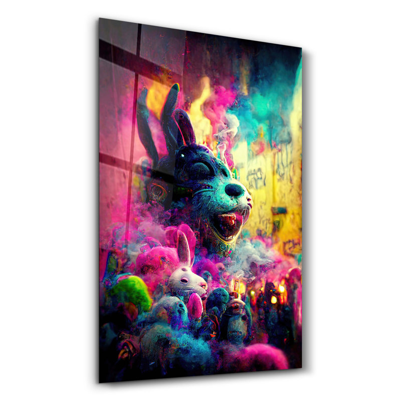 Peinture élégante en verre trempé de 27,6 po x 43,3 po | 100% verre trempé, épaisseur: 0,16 pouce | Œuvre imprimée UV, parfaite pour la décoration intérieure et les intérieurs modernes, des visuels époustouflants pour toute pièce