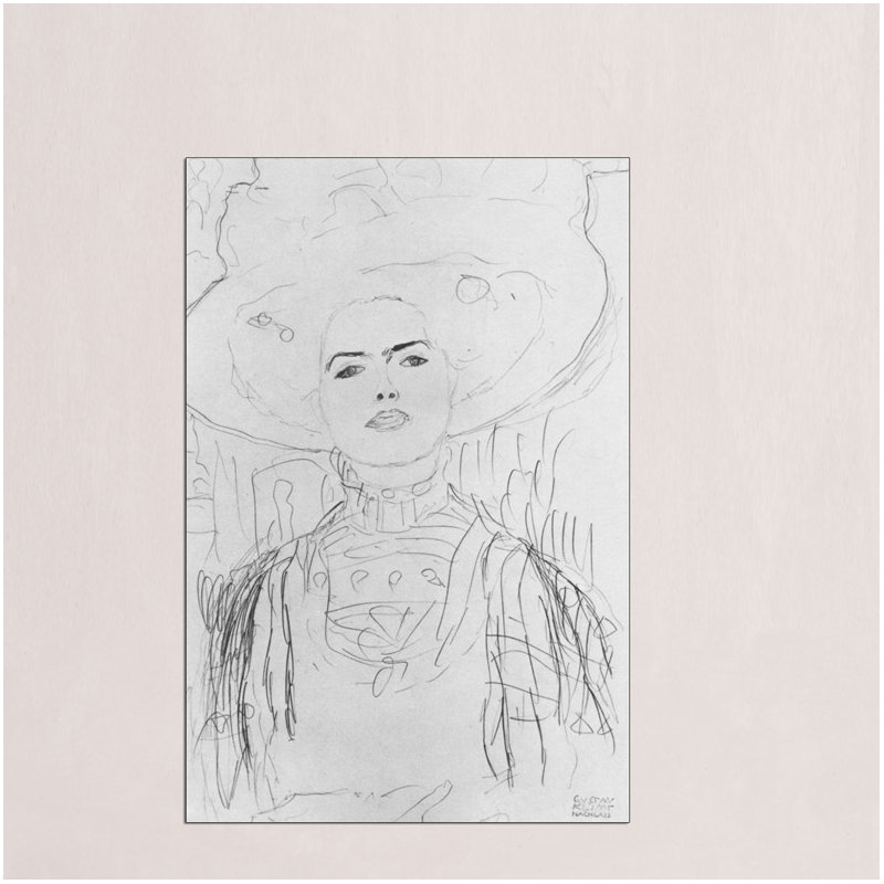 Gustav Klimt - Wrapped Canvas Print, 90cm H x 60cm W x 1.8cm D
