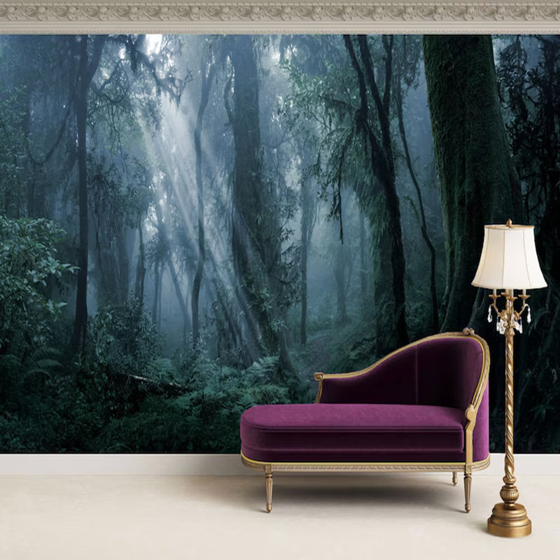 Enchanted Rainforest Lightfall, 105.96" L x 138" W