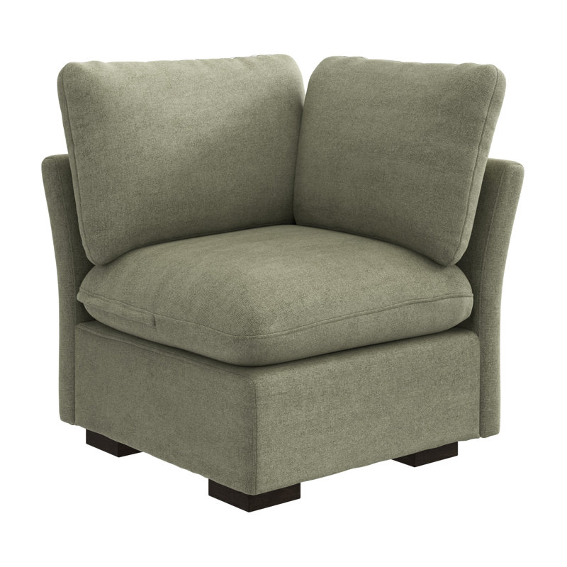 Coin modulaire, meubles de salon, Polyester vert tendre
