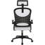 Chaise de bureau ergonomique Loriece en maille pour usage commercial-133429261