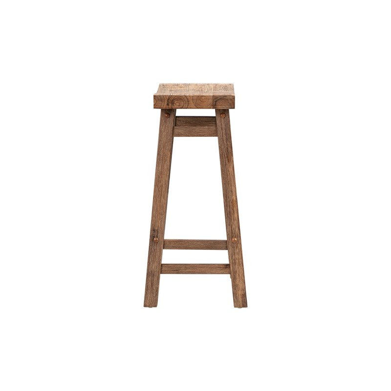 Ensemble de 2 tabourets de comptoir en bois sans dossier Pembrly Row