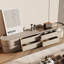 Armoire de rangement de télévision moderne et simple avec lumière de luxe