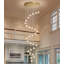 Lustre en cristal 25 lumières à intensité variable-1154452305