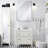 15 " W X 24 " H Recessed Frameless Medicine Cabinet with Mirror