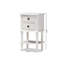 Table de chevet 2 tiroirs Milone Country Cottage