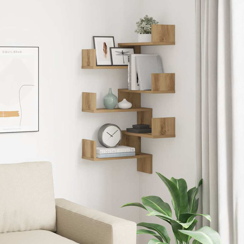Arleena Floating Shelf, Artisan Oak
