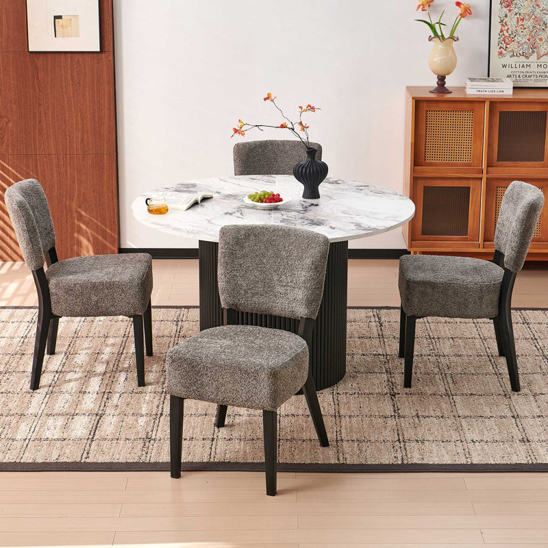 Aarush 5 - Piece Dining Set, White