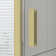 33 2/8" -34" W x 76" H Pivot Door Frameless Shower Door with 5/16"(8mm) Clear Tempered Glass