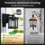 Ensemble de 2 luminaires de véranda avec prise GFCI, lanterne murale d'extérieur Dusk to Dawn-348866579