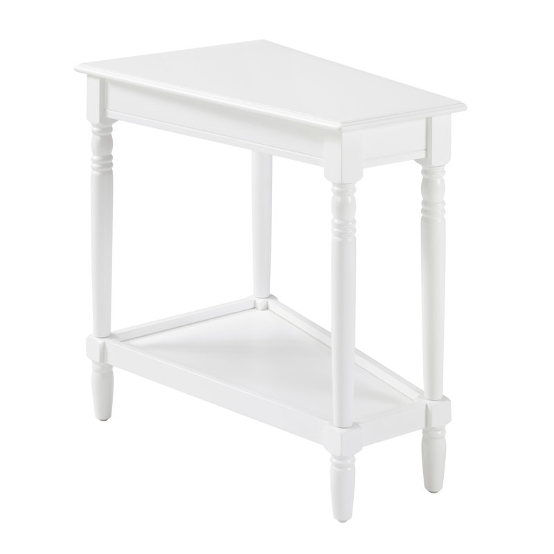 Mayall No Tools Wedge End Table with Shelf