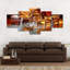 Whiskey - 5 pièces sur toile tendue-955487975