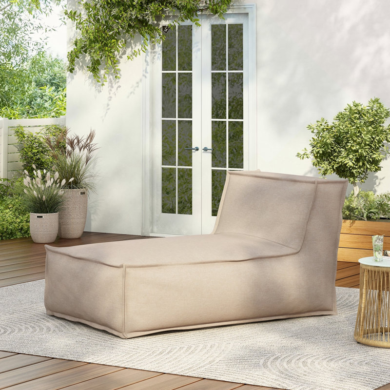 Fauteuil à billes d'extérieur, ensemble de 1, Beige