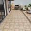 11-Pack WPC Composite Interlocking Patio Deck Tiles, Quick DIY Decking Floor Tiles, ASH Colour for Indoor/Outdoor Use-112326593