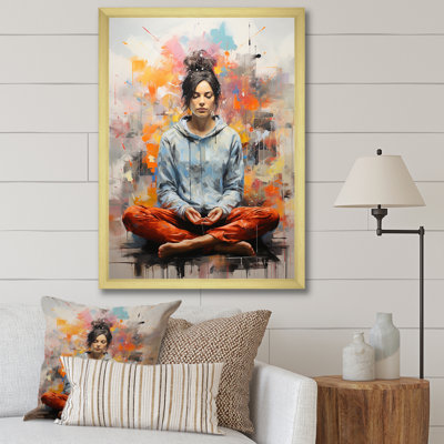 Minimalisme yoga méditation I sur toile